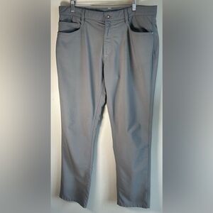 FootJoy Mens Size 36X32 Light Grey Golf Pants FJ Athletic Fit Stretch EUC